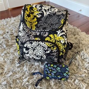 Vera Bradley BUNDLE OF 2 - Backpack & Crossbody/ Wallet